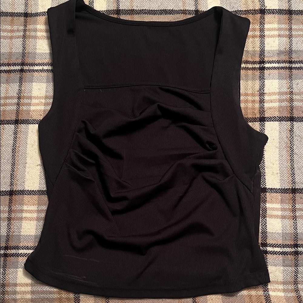 Elegant Black Sleeveless Top